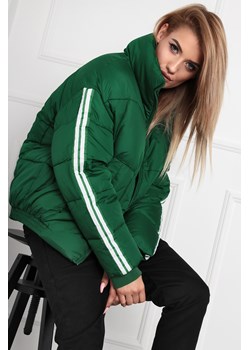 kurtka o oversize'owym kroju z dużym kołnierzem Ptakmoda.com - kod rabatowy