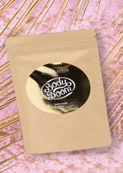Peeling Kawowy Błyskotliwy Prowokator Shimmer Gold 100g Bodyboom - kod rabatowy