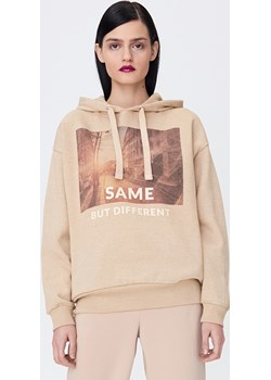 Sinsay - Bluza z fotoprintem - Kremowy Sinsay - kod rabatowy