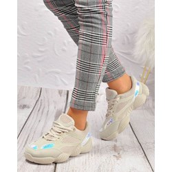 Pantofelek24 buty sportowe damskie na wiosnę gładkie na płaskiej podeszwie  - zdjęcie produktu