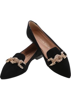 BALERINY LORDSY SKÓRZANE CZARNY ZAMSZ 06/15 LaFEMME Lafemmeshoes lafemmeshoes.pl - kod rabatowy
