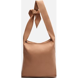 Shopper bag Cropp matowa brązowa bez dodatków  - zdjęcie produktu