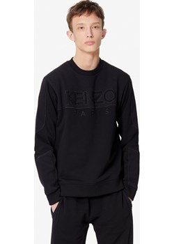 Czarna bluza z logo Kenzo okazja PlacTrzechKrzyzy.com - kod rabatowy