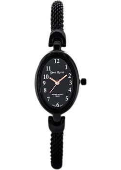 ZEGAREK DAMSKI GINO ROSSI - SENSATION (zg607e) black - Czarny Gino Rossi TAYMA - kod rabatowy