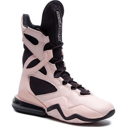 Buty sportowe damskie różowe sznurowane  - zdjęcie produktu