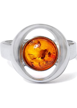 Pierścionek z koniakowym bursztynem Ambertic-em Ambertic.pl - kod rabatowy