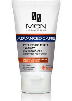 AA Men Advanced Care peeling do mycia twarzy oczyszczający 150 ml Oceanic  Oceanic_SA - kod rabatowy
