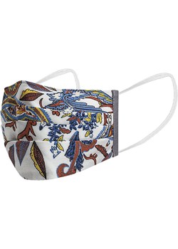 Maseczka ochronna wykonana z bawełny - biała w paisley Em Men`s Accessories promocyjna cena EM Men's Accessories - kod rabatowy