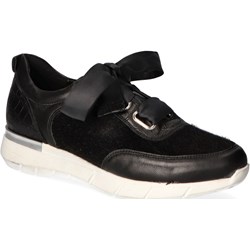 Buty sportowe damskie Karino czarne casualowe płaskie  - zdjęcie produktu