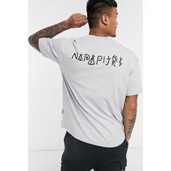 T-shirt męski szary Napapijri  - zdjęcie produktu