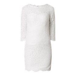 Sukienka biała Unique mini z długim rękawem  - zdjęcie produktu