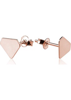 KOLCZYKI SREBRNE - DIAMENT PEŁNY - ROSE GOLD Lian Art Lian Art - kod rabatowy