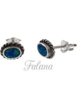 Kolczyki srebrne opal k1231- 1,1g Falana Falana okazja - kod rabatowy