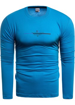Bluza męska longsleeve Dynamic DG - niebieska Risardi Risardi - kod rabatowy