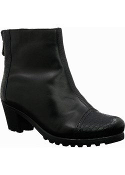 Botki na obcasie Rieker Y8075-00 Rieker Antistress okazja trendybuty.pl - kod rabatowy
