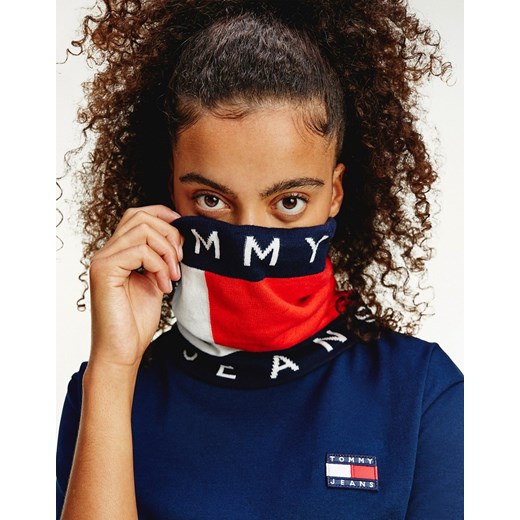 Tommy Jeans – Komin zakrywający twarz unisex z logo z flagą-Wielokolorowy Tommy Jeans One Size Asos Poland