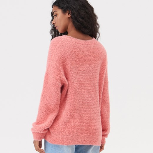 Sinsay - Luźny sweter - Różowy Sinsay XS Sinsay