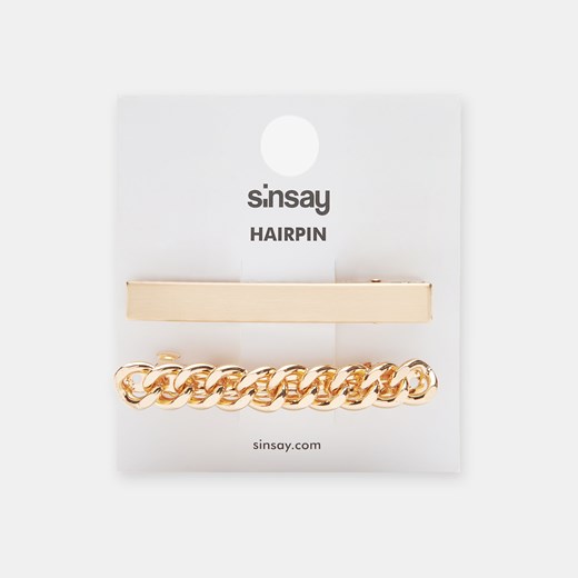 Sinsay - Zestaw spinek - Złoty Sinsay Jeden rozmiar Sinsay
