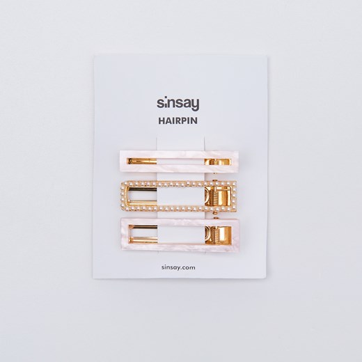 Sinsay - Ozdobne spinki do włosów - Złoty Sinsay Jeden rozmiar Sinsay