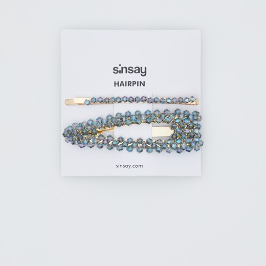 Sinsay - Ozdobne spinki do włosów - Wielobarwny Sinsay Jeden rozmiar Sinsay