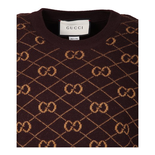 Sweter męski brązowy Gucci