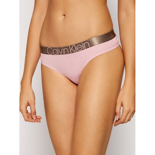 Calvin Klein Underwear Stringi 000QF6251E Różowy Calvin Klein Underwear XS MODIVO