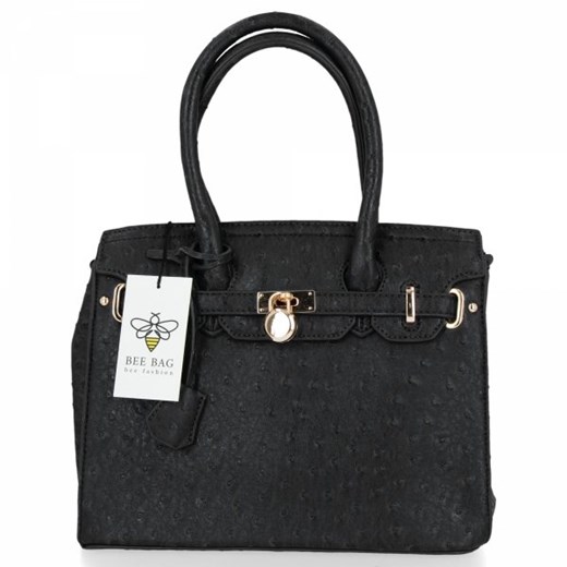 BEE BAG Elegancka Torebka Damska Kuferek Adele Czarna (kolory) Bee Bag PaniTorbalska