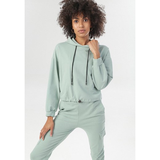 Miętowy Komplet Dresowy Chelviane ONE SIZE Born2be Odzież okazyjna cena
