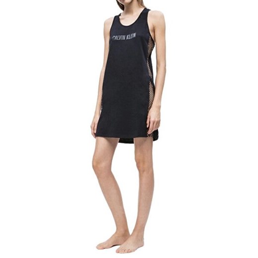 Calvin Klein Sukienka Mesh Insert Tank Dress KW0KW00711-094 PVH Black (Wielkość XS) Calvin Klein L Mall