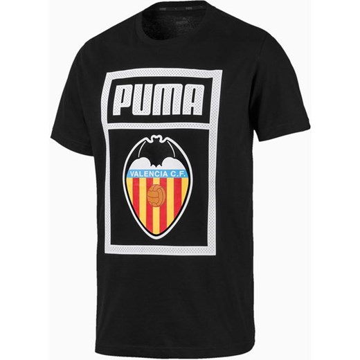T-shirt męski Puma czarny z krótkimi rękawami 