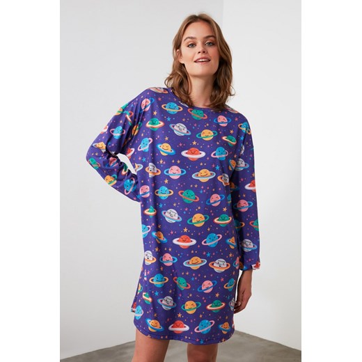 Trendyol Galaxy Printed Knitted Dress Trendyol L Factcool