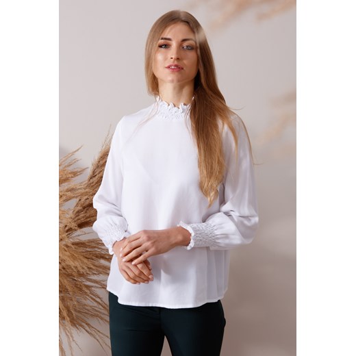 Elegancka damska bluzka Angelica z golfem 40 Far Far Łódź 38 wyprzedaż FAR FAR ŁÓDŹ