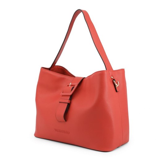 Shopper bag czerwona Valentino By Mario elegancka bez dodatków 