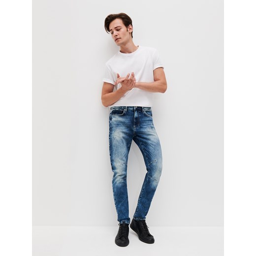 Reserved - Spodnie jeansowe slim - Niebieski Reserved 32 Reserved