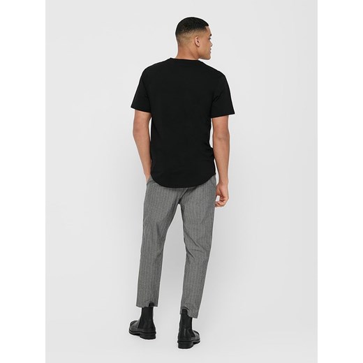 T-shirt męski Only & Sons z bawełny z krótkimi rękawami 