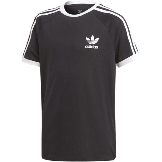 T-shirt chłopięce czarny Adidas z krótkim rękawem 