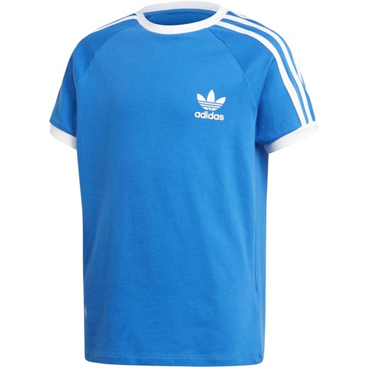 T-shirt chłopięce Adidas niebieski z krótkimi rękawami 