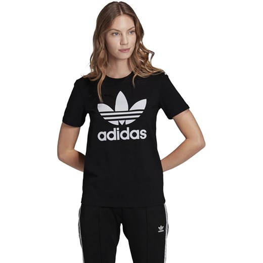 Bluzka damska Adidas sportowa z okrągłym dekoltem z krótkimi rękawami 
