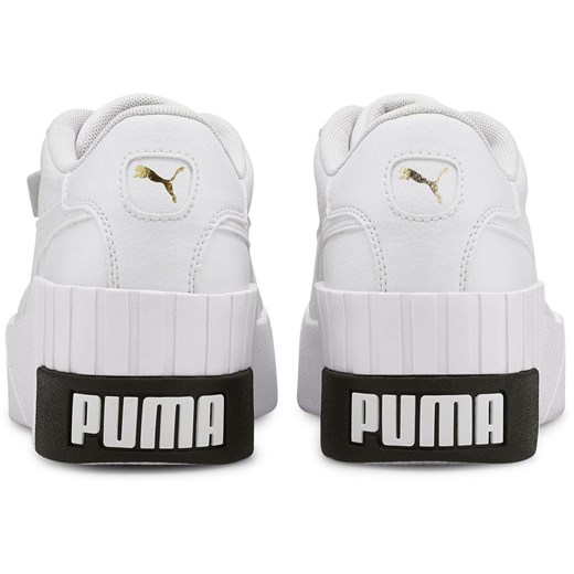 Buty sportowe damskie Puma białe sznurowane gładkie 