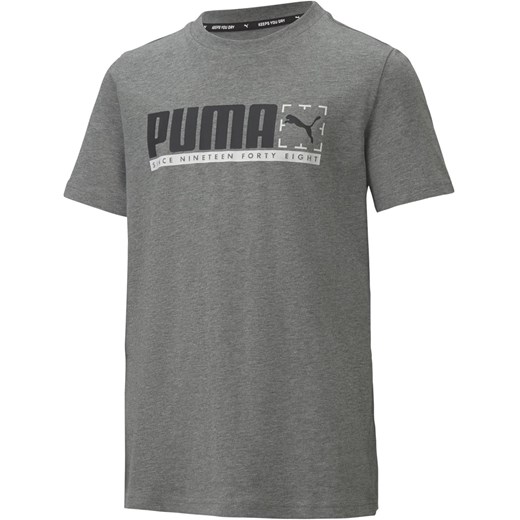 T-shirt chłopięce Puma szary 