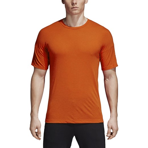 T-shirt męski Adidas z krótkim rękawem pomarańczowa 