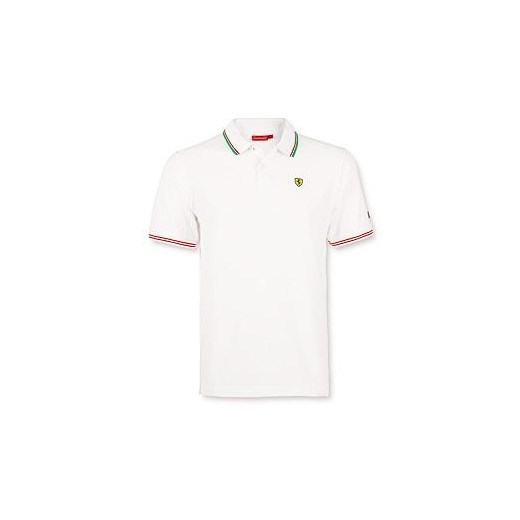 Koszulka Polo Ferrari Italy SF white