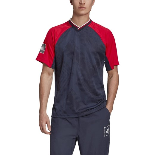 T-shirt męski Adidas z krótkimi rękawami sportowy 