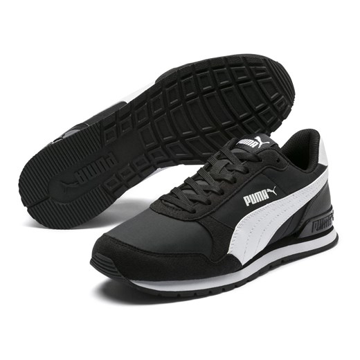 Buty sportowe dziecięce czarne Puma sznurowane 