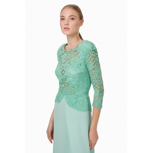 Long dress with lace Elisabetta Franchi M - 44 IT okazyjna cena showroom.pl