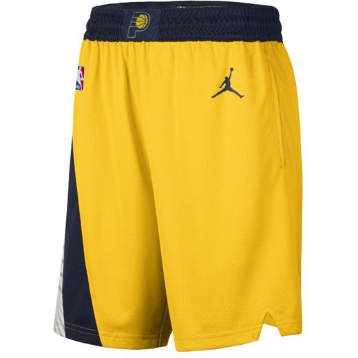 Spodenki męskie Jordan NBA Swingman Pacers Statement Edition 2020 - Żółć Nike L Nike poland