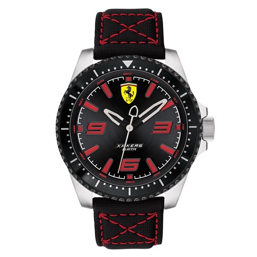 Czarny zegarek Scuderia Ferrari 