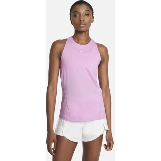 Damska siateczkowa koszulka bez rękawów Nike Pro - Różowy Nike M Nike poland