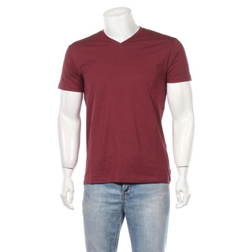 T-shirt męski Esprit bez wzorów z krótkimi rękawami 