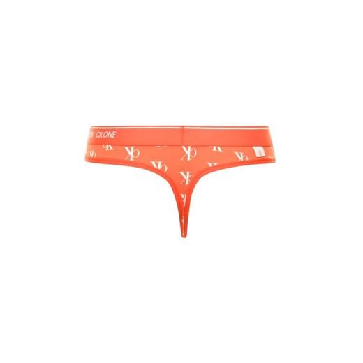 CALVIN KLEIN UNDERWEAR STRINGI THONG Pomarańczowy XL Calvin Klein Underwear XL wyprzedaż Mont Brand